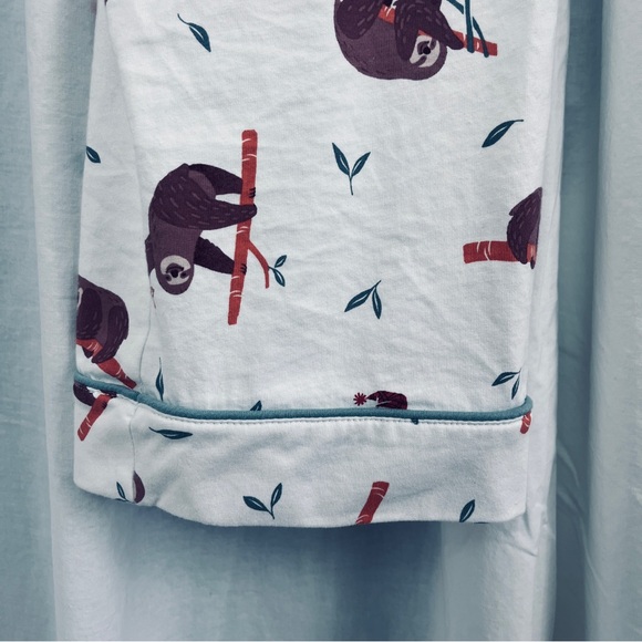 Pajamagram Sloth 100% Cotton Pajama Pants Size Medium - Picture 5 of 7